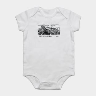 Rio de Janeiro Brazil Baby Bodysuit